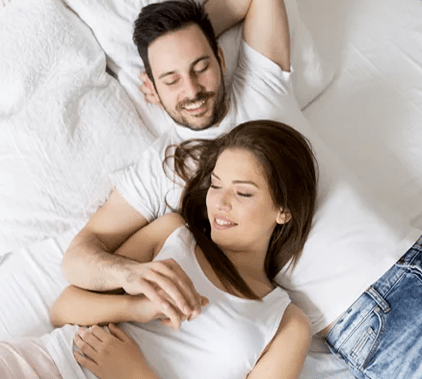 Happy couple after applying the pulser